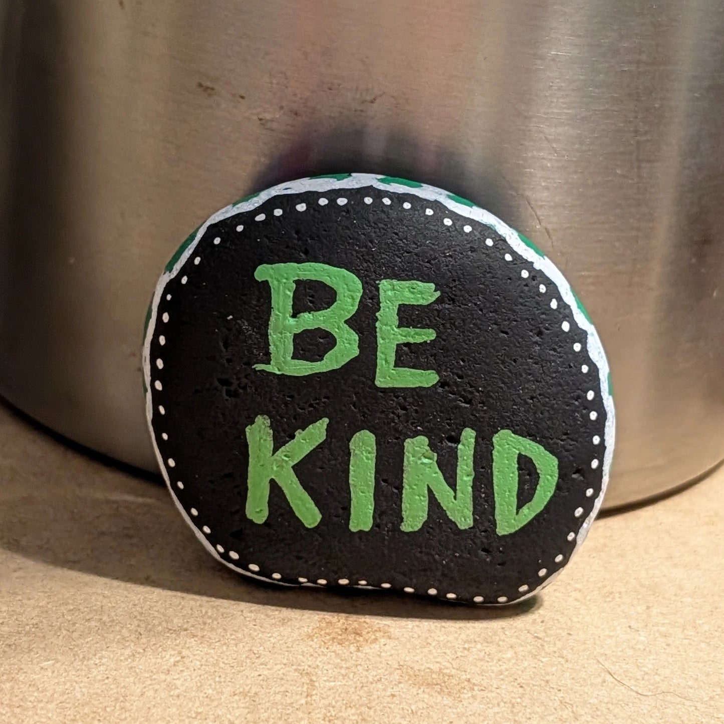 BE KIND (Hand painted rock)
