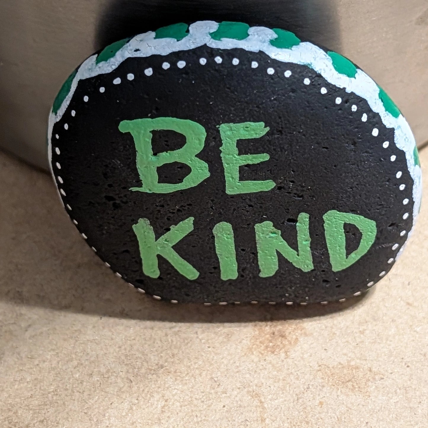 BE KIND (Hand painted rock)